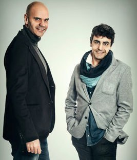 Alberto Torres y David González. Socios fundadores.