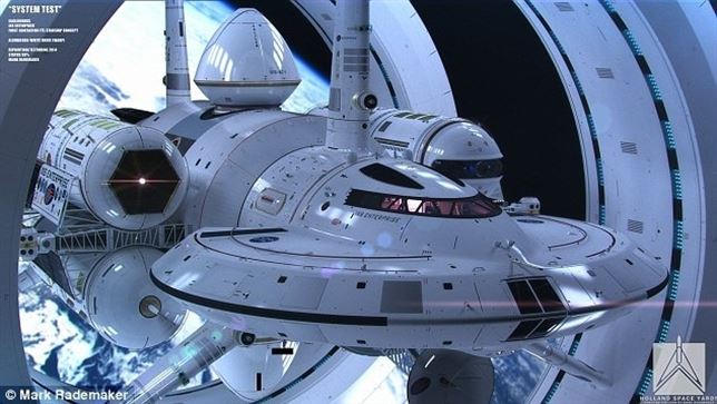 Prototipo de nave similar a la de Star Trek