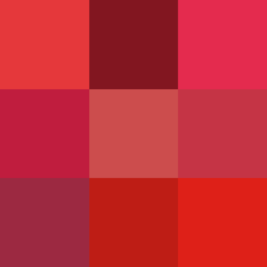 Shades Of Red