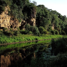 Creswell Crags,NottinghamShire border