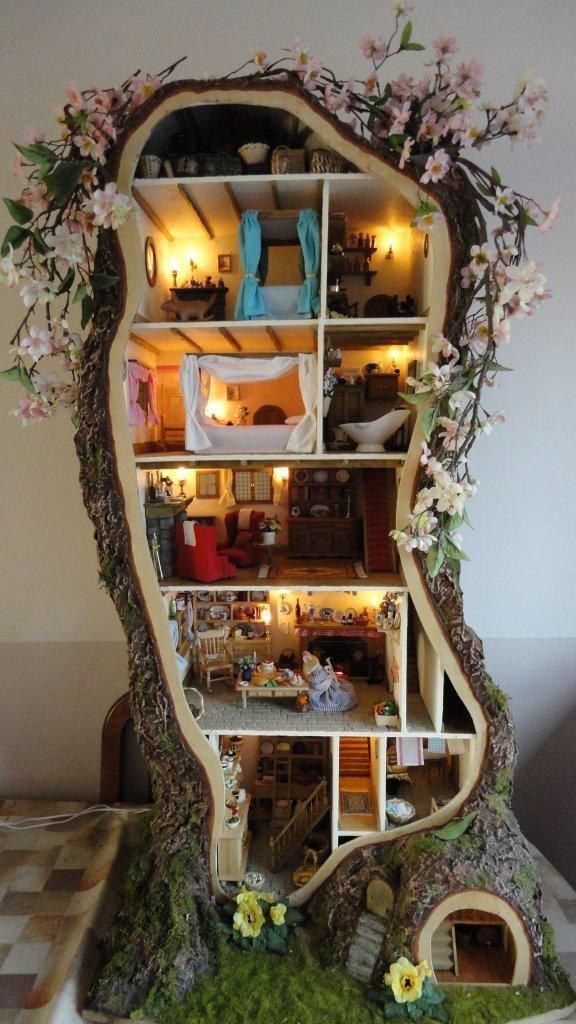 people making doll houses