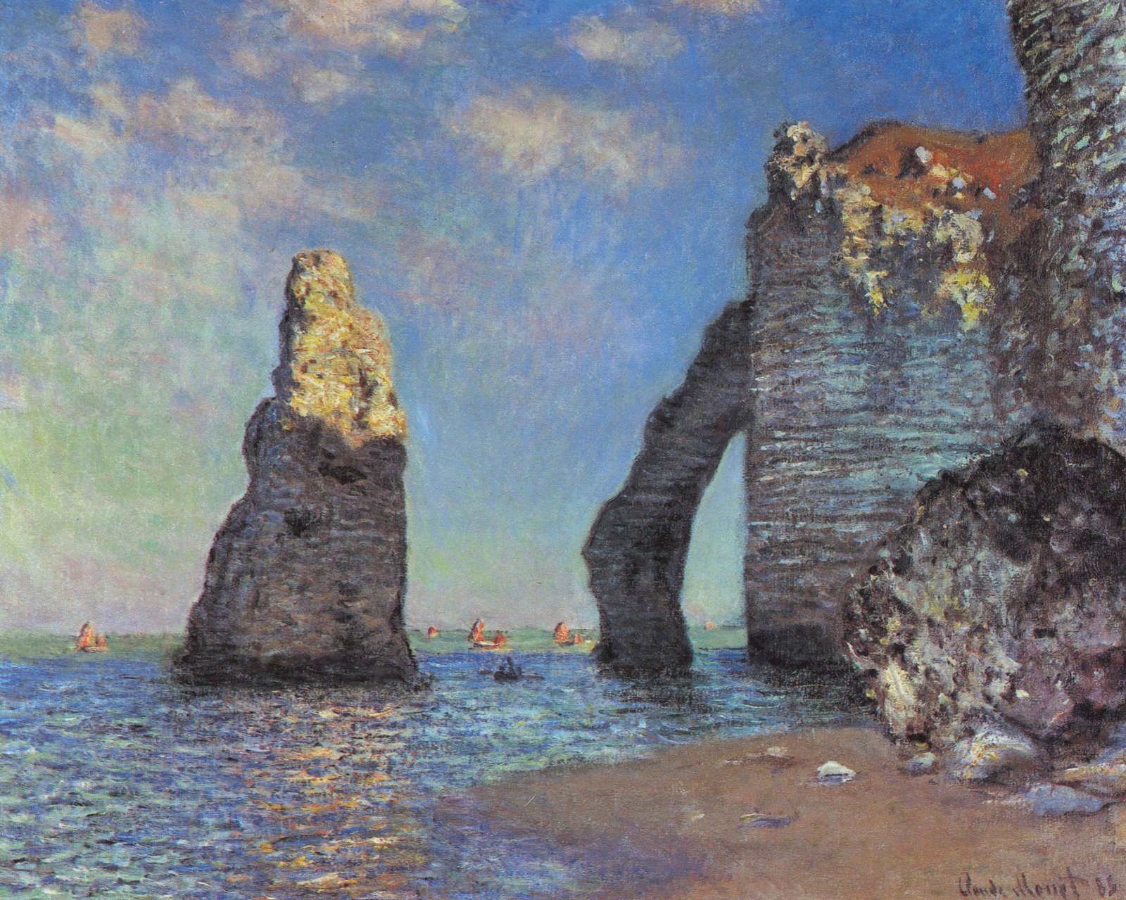 Claude Monet The Cliffs At Etretat