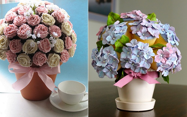 Cupcake Bouquets By Little Cakes On Flickr Left And Cakewrecks Com Right