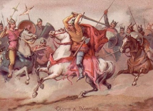 Clovis à la bataille de Vouillé (507)